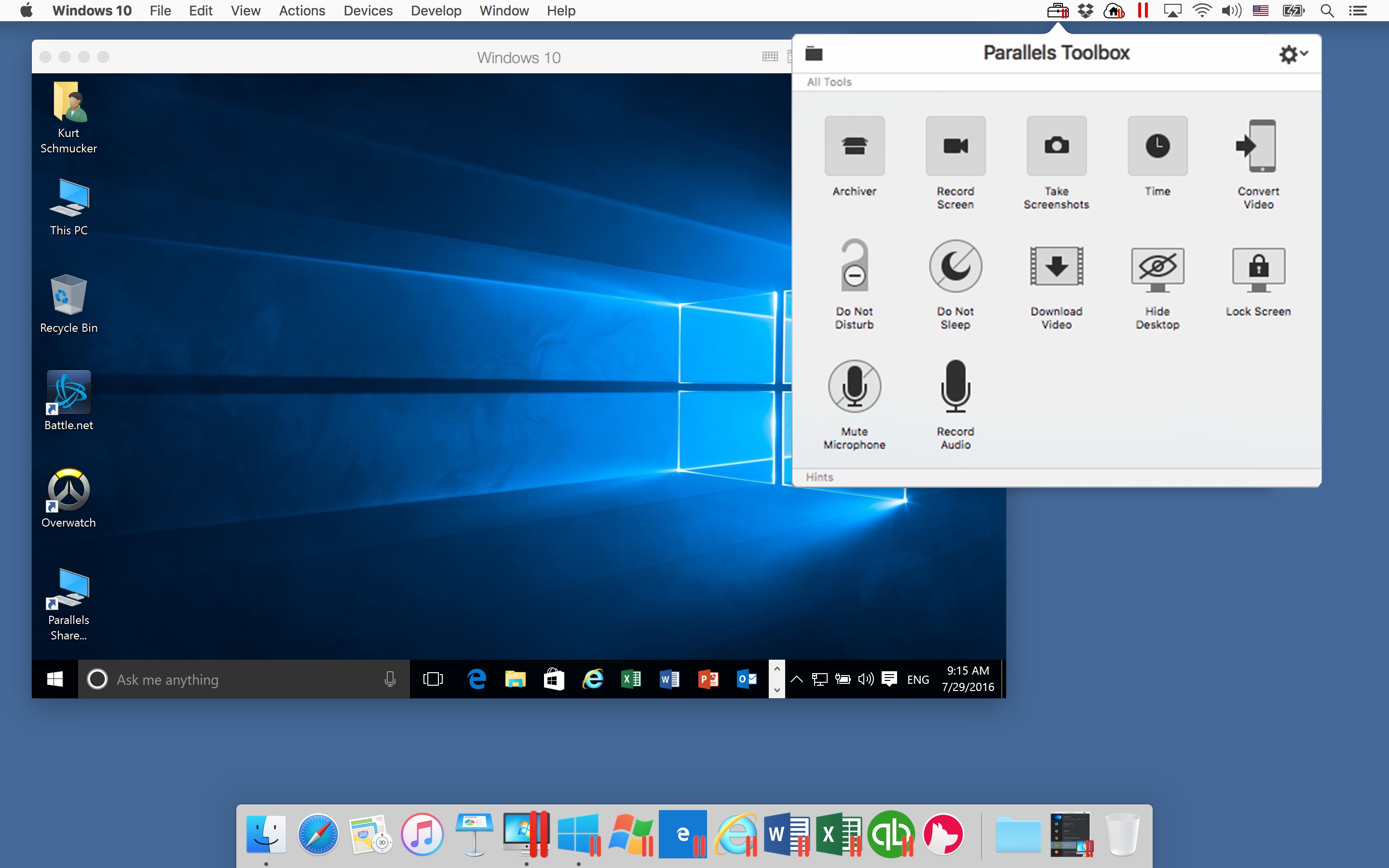 Parallels For Mac Coherence Mode